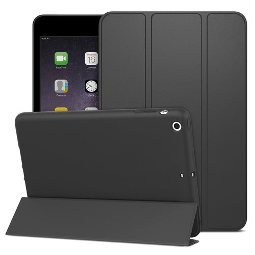 Trifold Sleep/Wake Smart Case for Apple iPad Mini (1st / 2nd / 3rd Gen) - Black